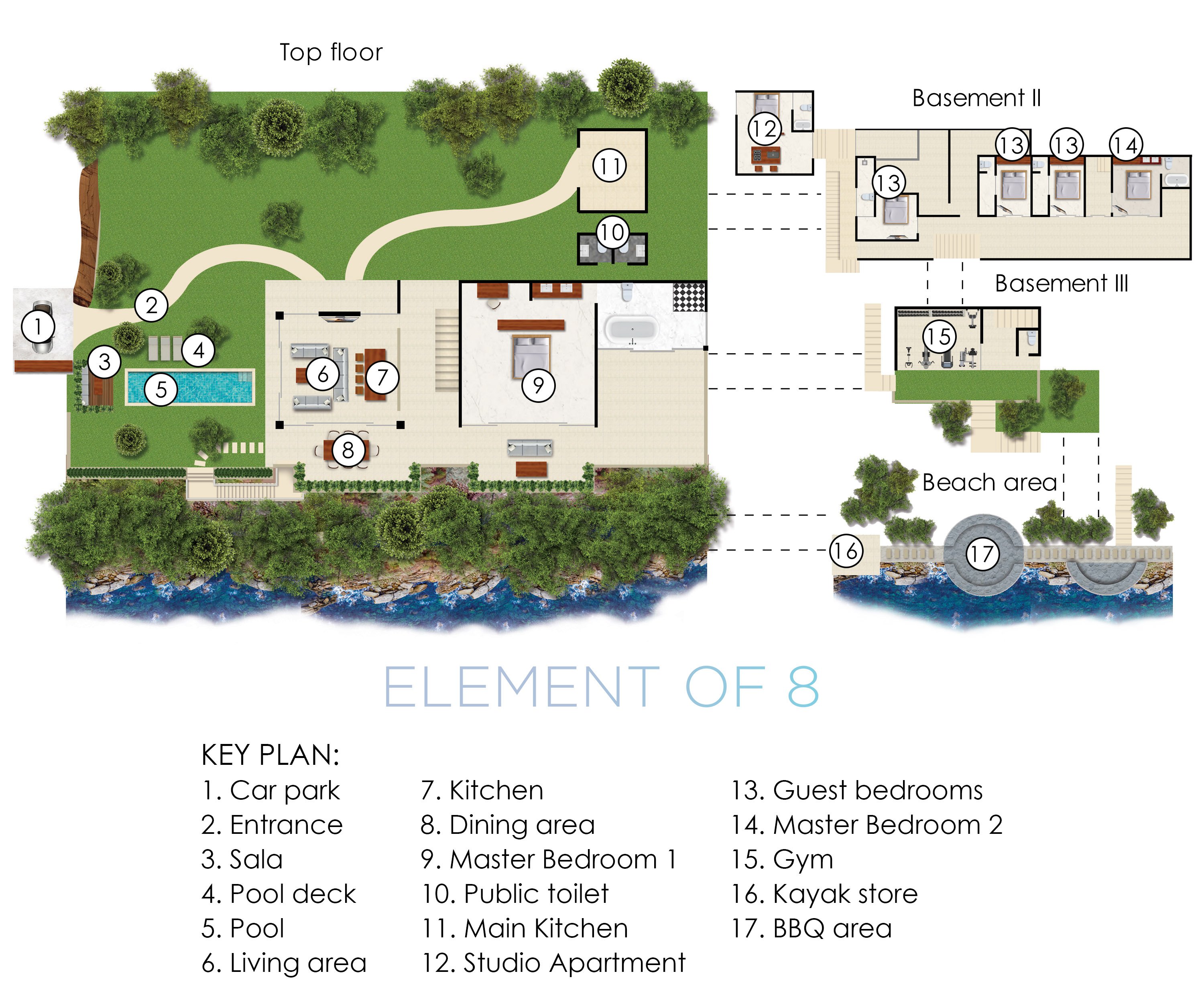 Element of 8 at Cape Laem Sor Estate Floorplan